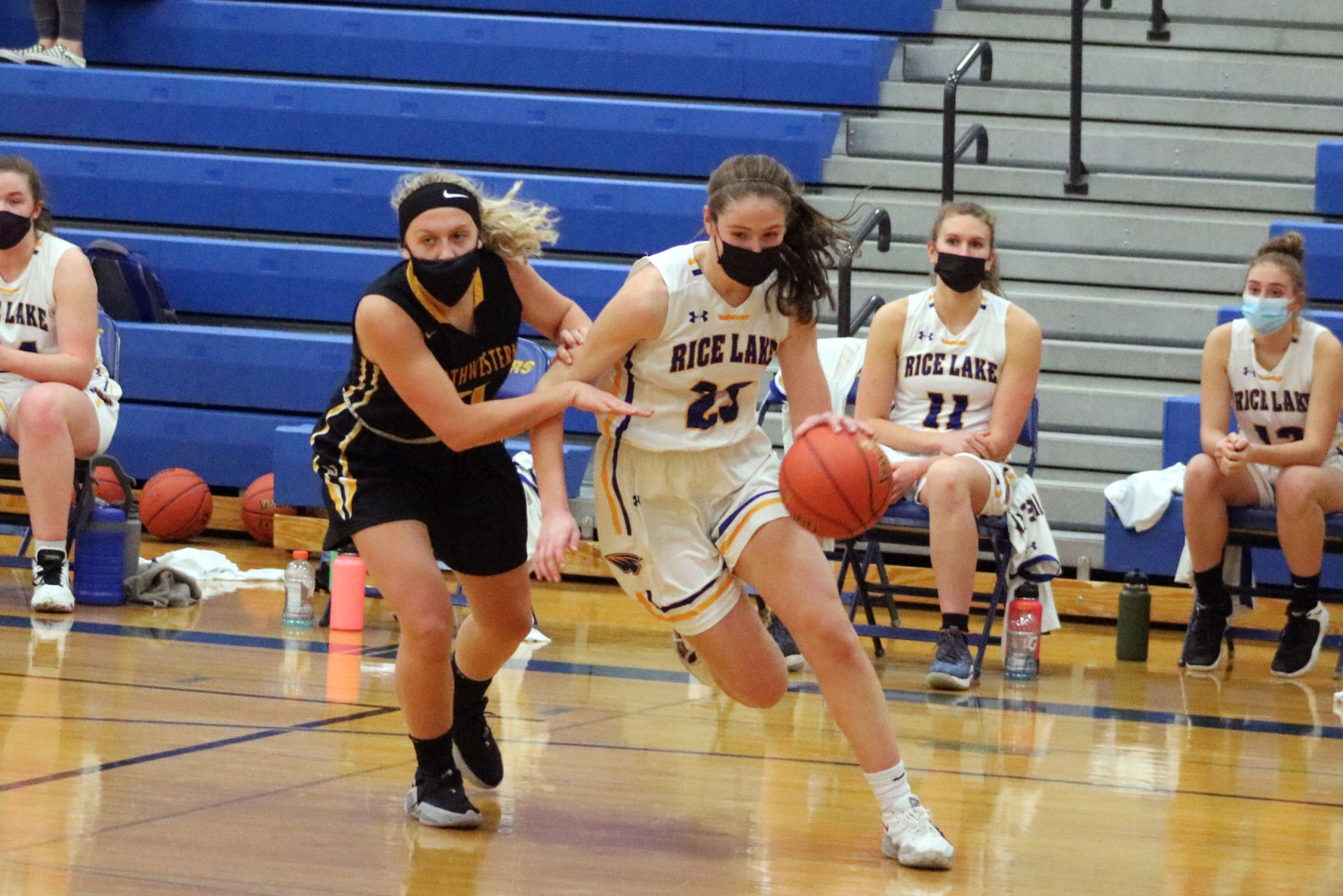 Rice Lake girls basketball vs. Northwestern 12-30-20